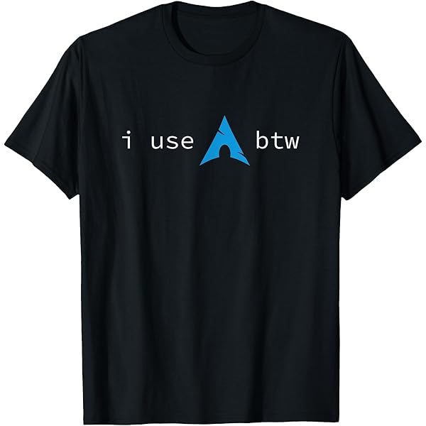 Amazon.com: I Use Arch, BTW Premium Tri-blend T-Shirt : Clothing